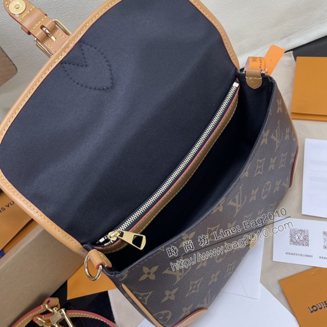 Lv路易威登2023專櫃新款老花免稅版特級純鋼單肩斜挎包 M45985 ydh5222